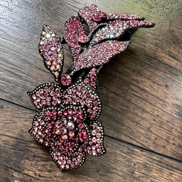 Never Worn Soho Style Pink Dancing with the Stars Rose Barrette - Picture 2 of 6